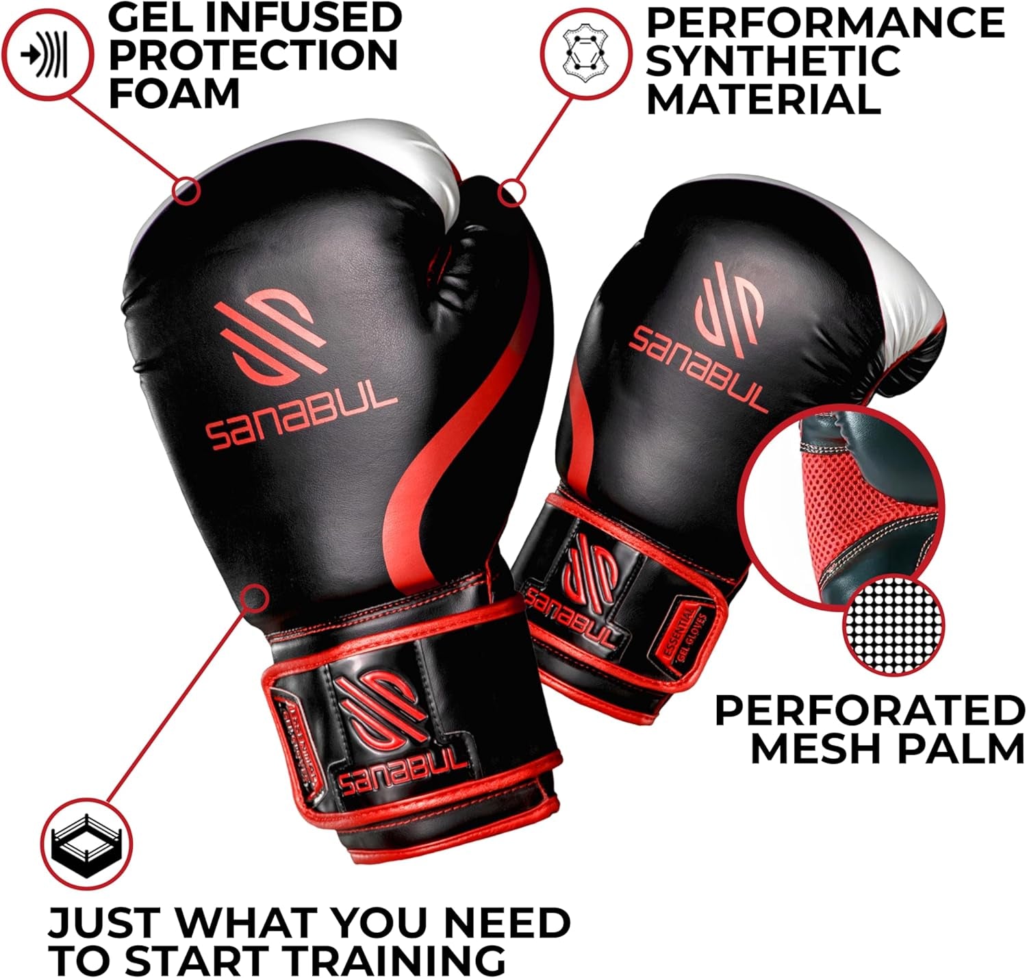 Elevate Your Training with Essential Gel Boxing Gloves - Perfect for Men & Women in Kickboxing, MMA, Muay Thai, and Heavy Bag Workouts